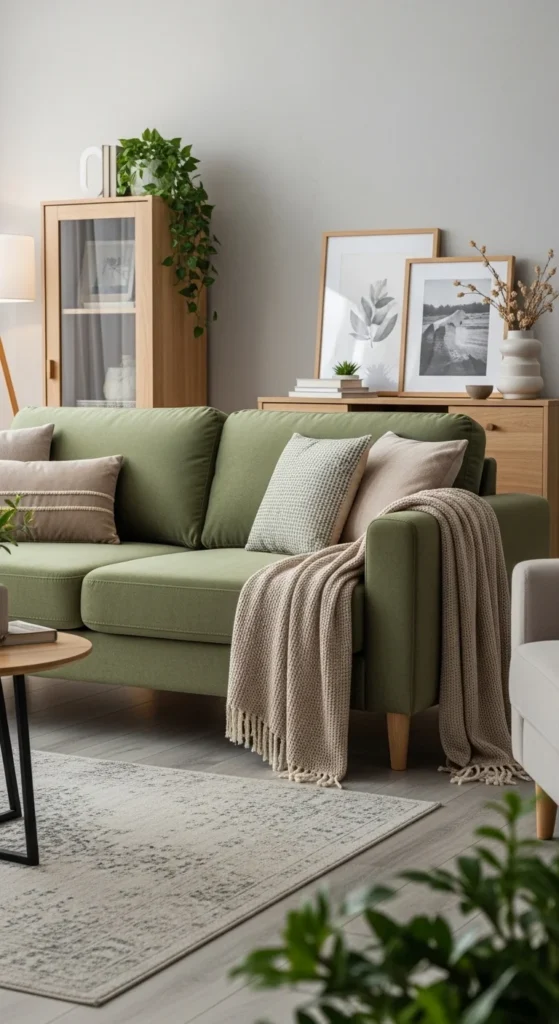 17 Green Couch Living Room Ideas for a Fresh and Vibrant Home 3 Tips for Styling Your Green Couch Living Room