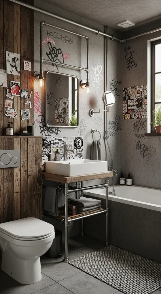 15 Punk Bathroom Ideas: Transform Your Space with Rebellion 2 What Makes a Bathroom Punk