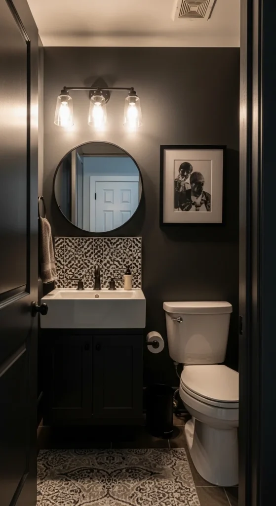 17 Stunning Moody Powder Bathroom Ideas for Small Spaces 2 Why Moody Powder Bathrooms Are Becoming a Modern Favorite