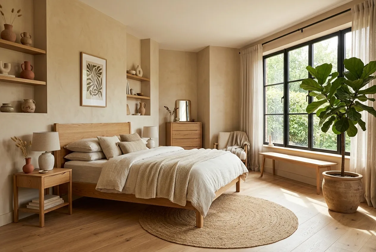 10 Earthy Bedroom Ideas for a Calm Natural Space clean
