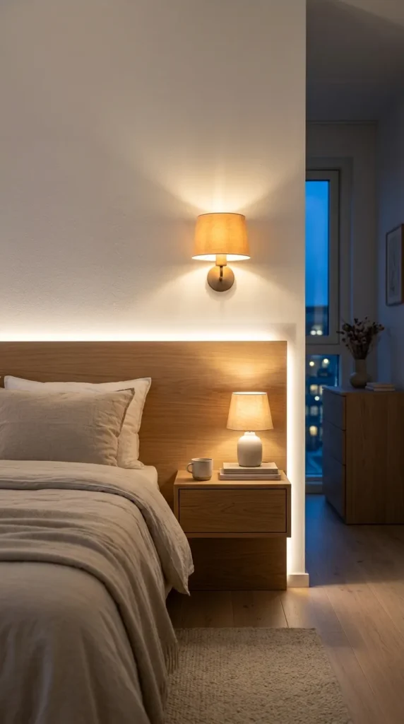 10. DIY Layered Lighting for a Cozy Bedroom Atmosphere clean