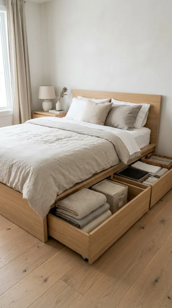 2. DIY Under Bed Storage Drawers for Hidden Organization clean
