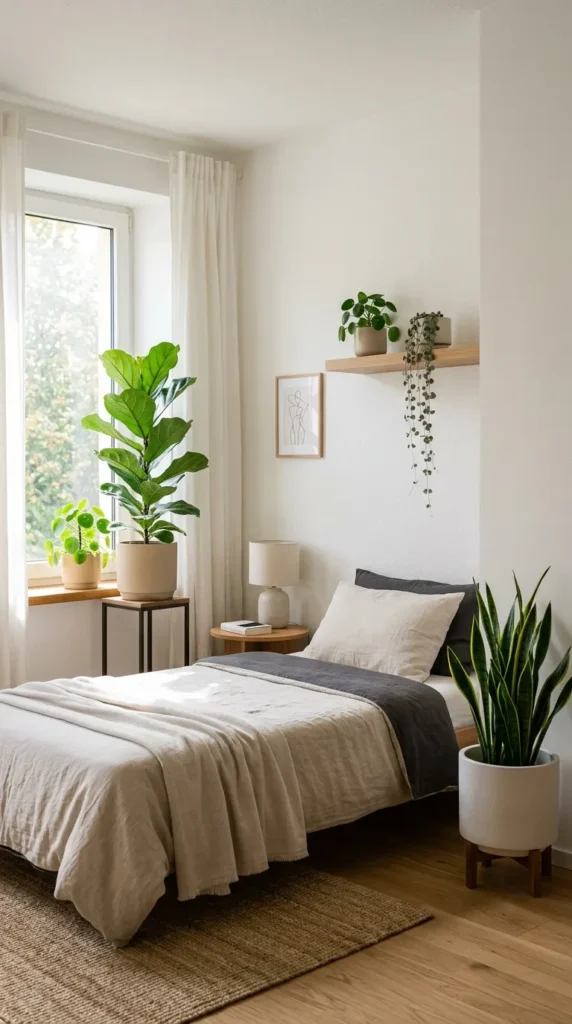Choosing the Right Plants for Different Bedroom Conditions clean