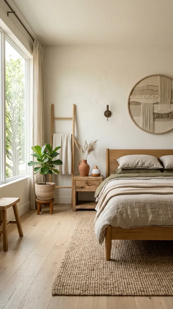 Essential Elements That Define an Earthy Bedroom clean