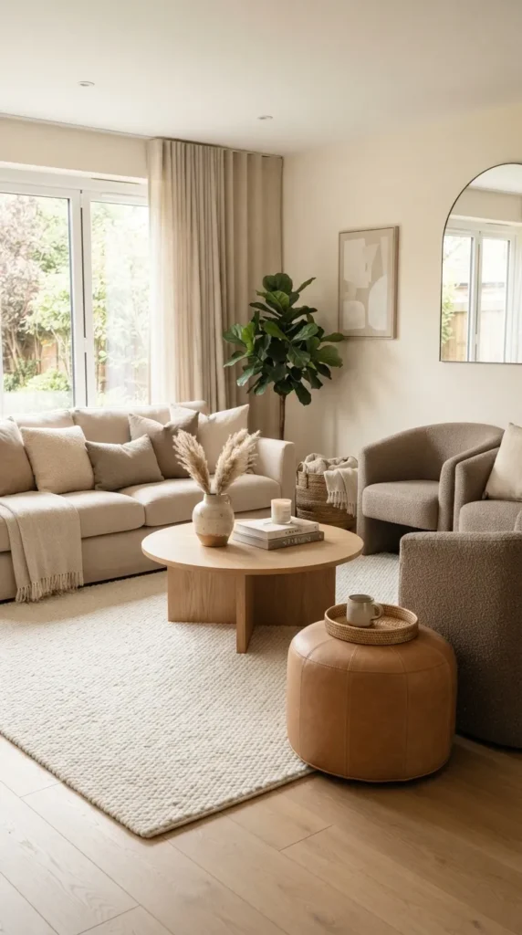 1. Layer Multiple Beige Shades for Richer Beige Living Room Decor 1 clean