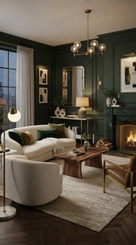 10. Use Deep Forest Green for a Luxurious Statement Look clean