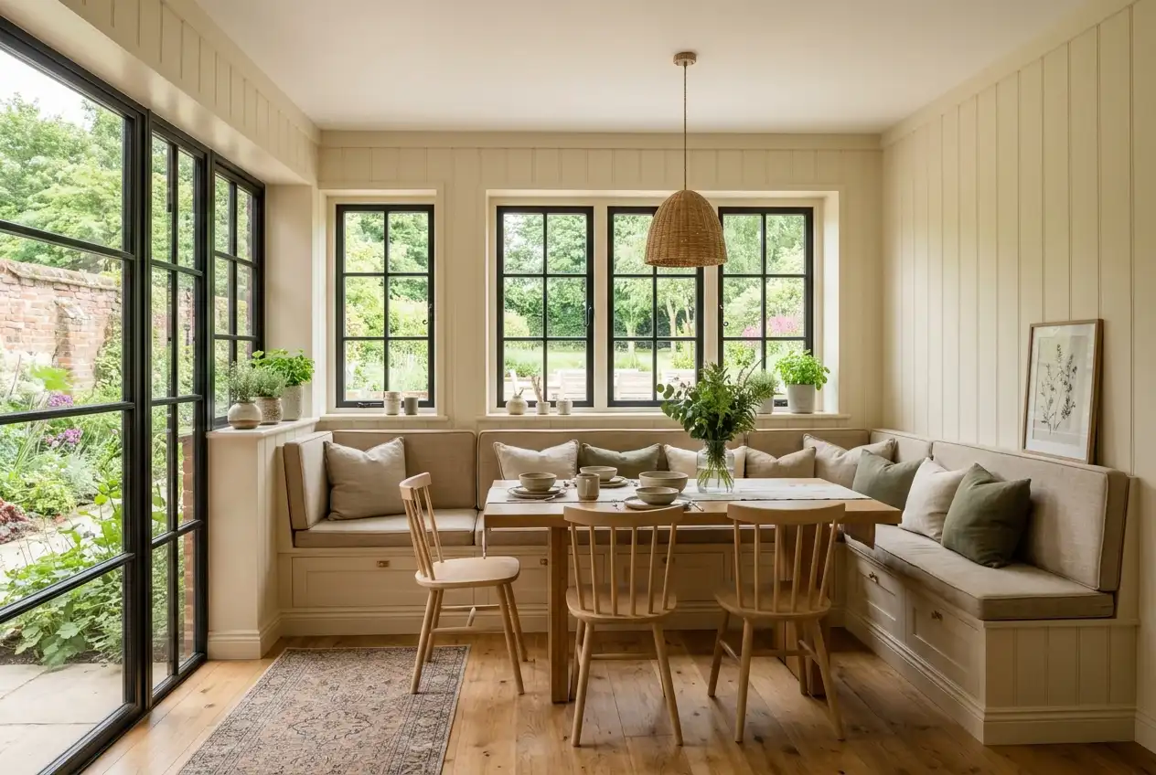 11 Banquette Seating Dining Room Ideas for Cozy Spaces 1