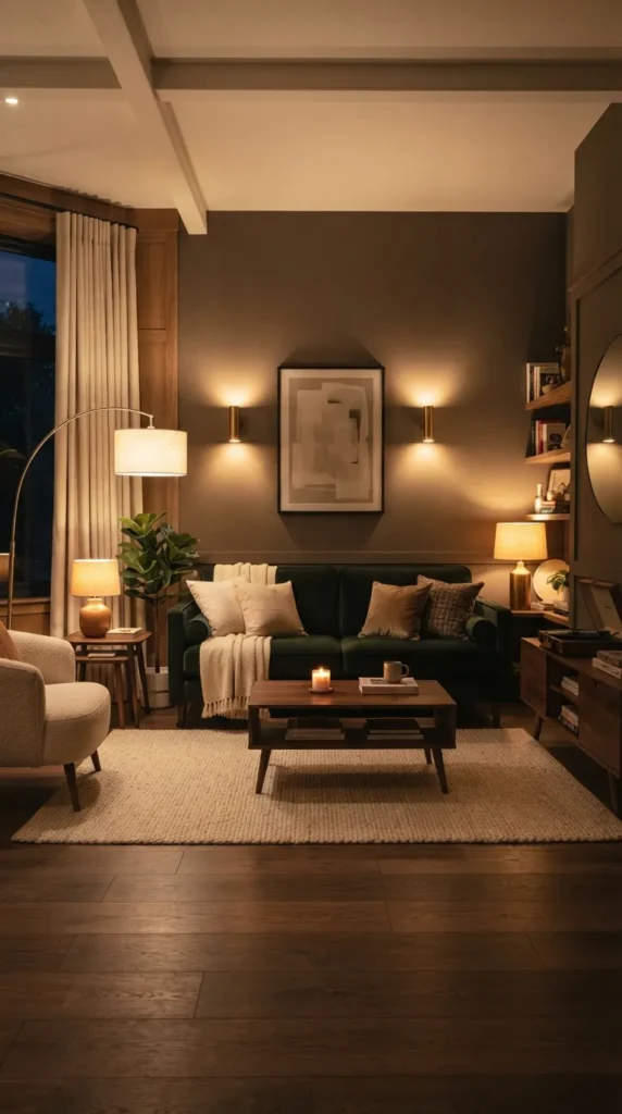 11. Use Layered Lighting for Better Room Balance clean
