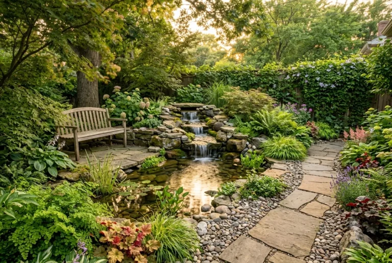 12 Small Garden Waterfall Ideas for a Peaceful Yard