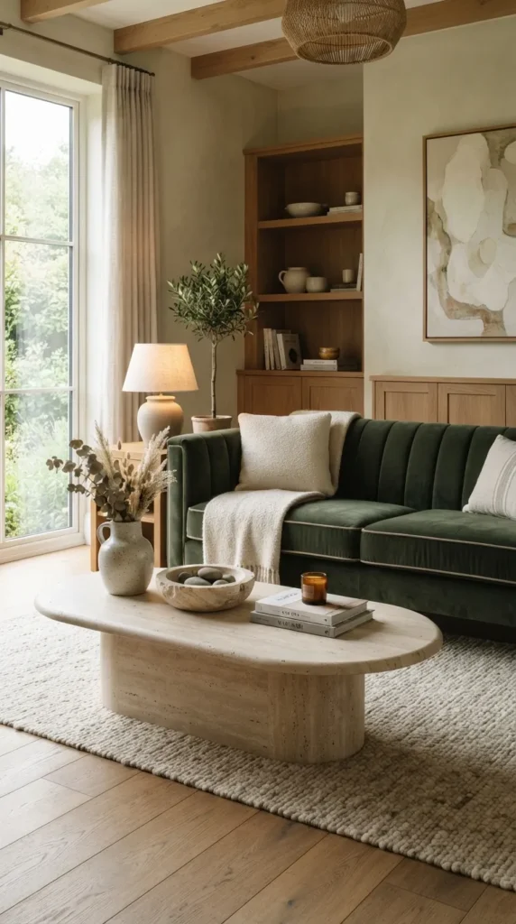 13. Introduce Stone Elements for Natural Contrast clean