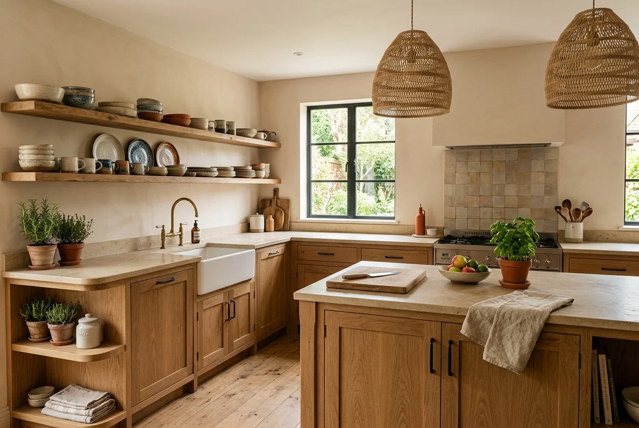 14 Earthy Kitchen Ideas for Small Families