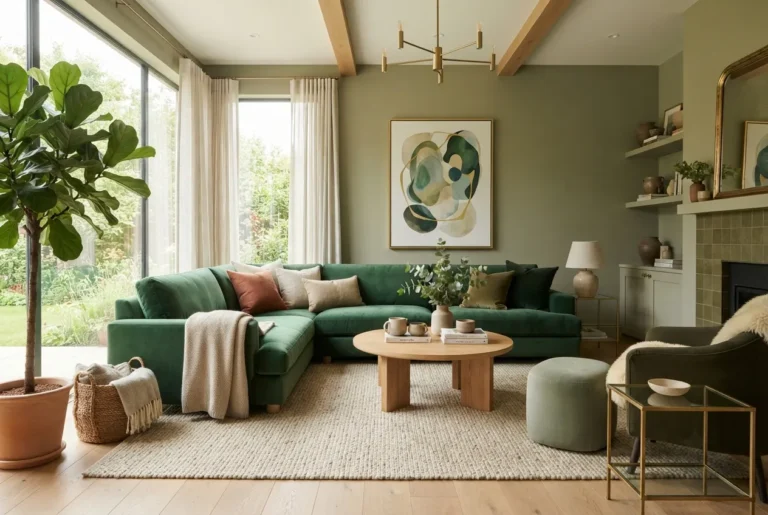 15 Green Living Room Ideas for a Fresh and Stylish Home
