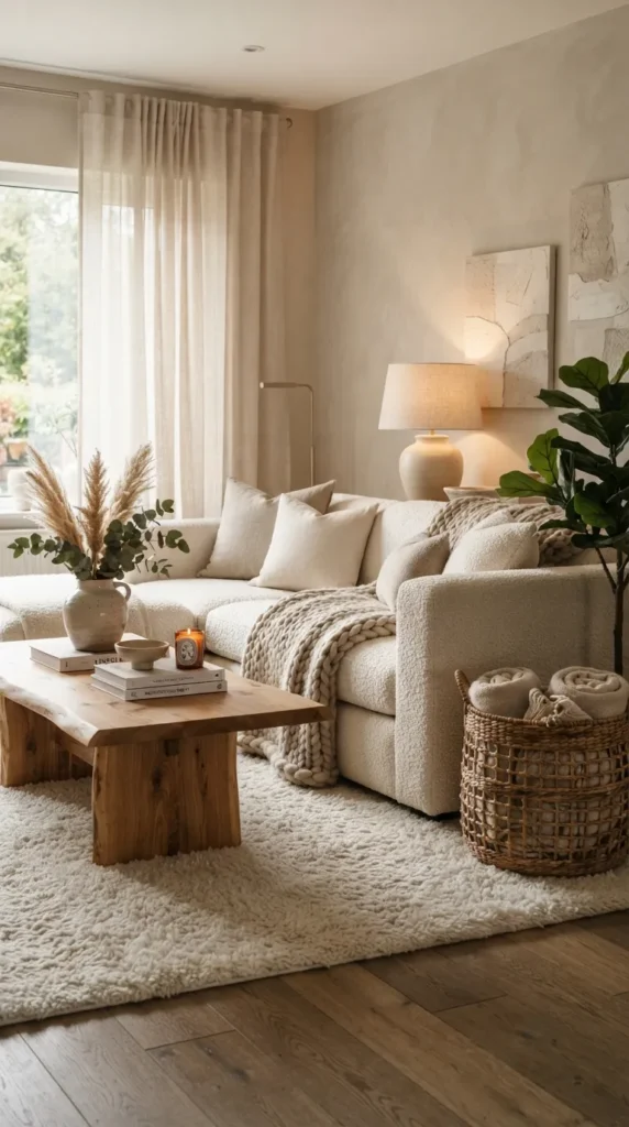 2. Add Soft Textures That Make Beige Living Room Decor Feel More Inviting 2 clean