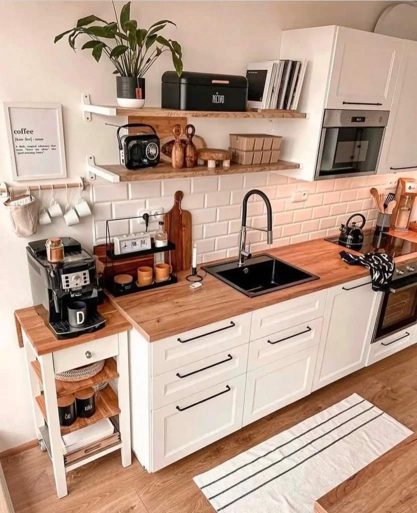 2. Butcher Block Countertop Kitchen
