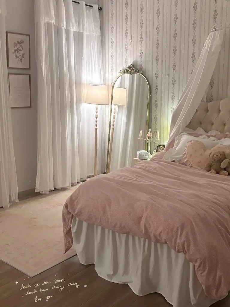 12 Teen Girl Bedroom Aesthetics to Copy You'll Love 3 2. Soft Girl Aesthetic Bedroom