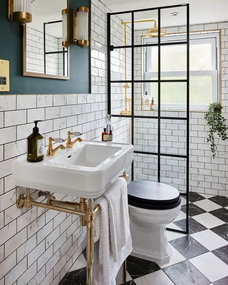 3. Crittall Screen Shower Bathroom