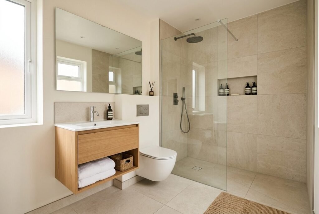 3. Install a Walk In Shower Instead of a Bulky Bathtub