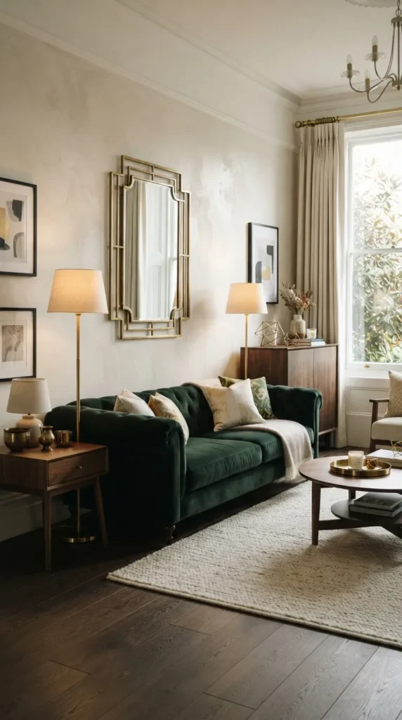 3. Introduce Brass Accents for Elegant Visual Warmth clean