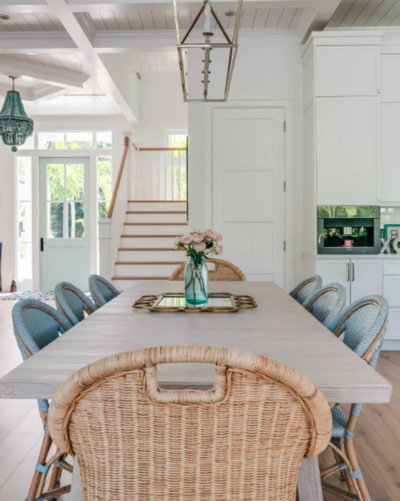 4. Soft Coastal Dining Room