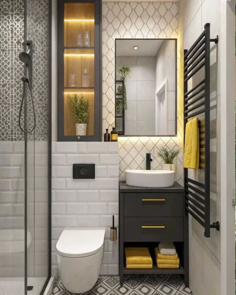 5. Built In Niche Shelf Bathroom