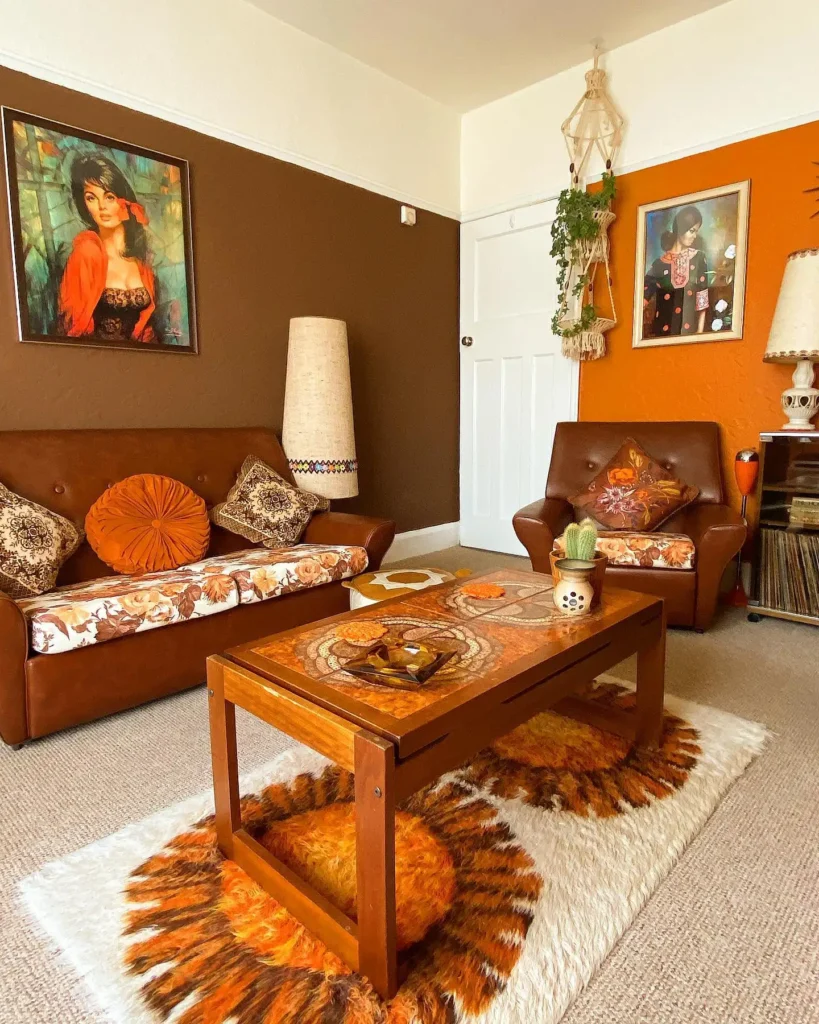 5. Vintage Portrait Gallery Room