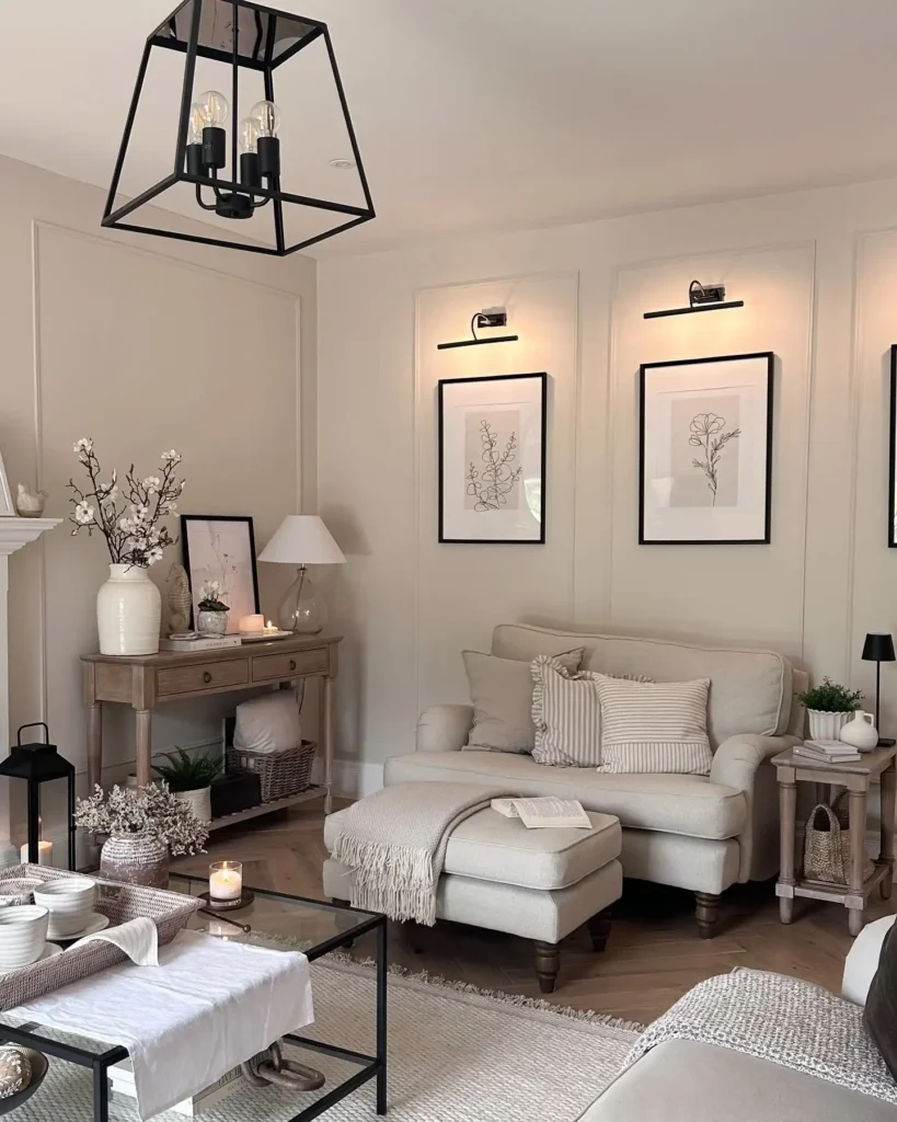 5. Wingback Chair And Ottoman Reading Nook