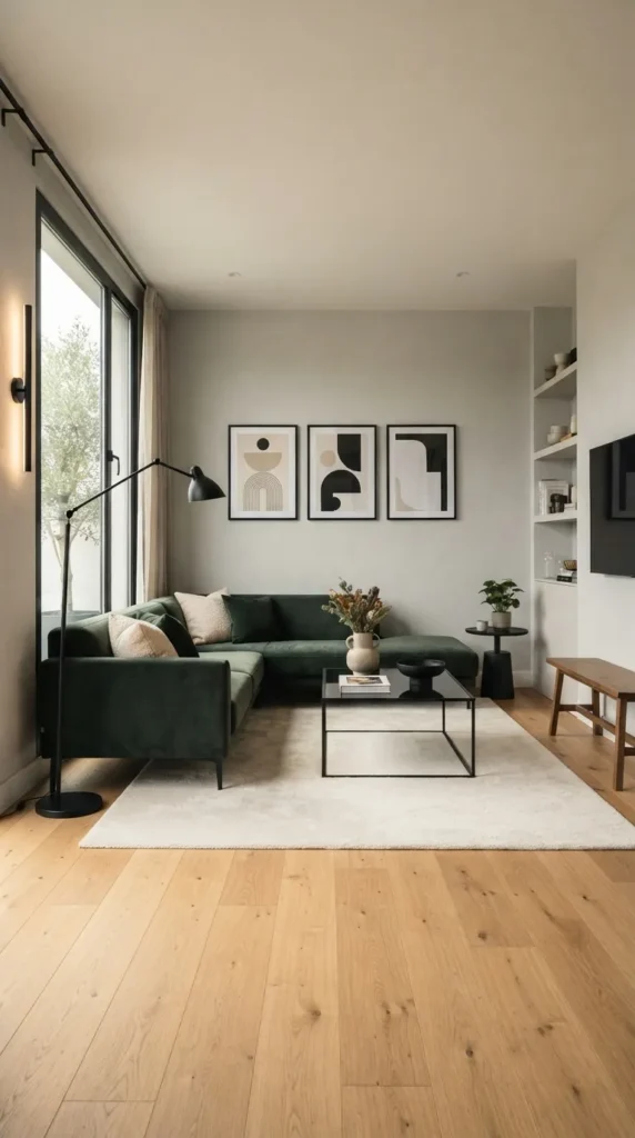 6. Use Black Details for a Modern Contemporary Style clean