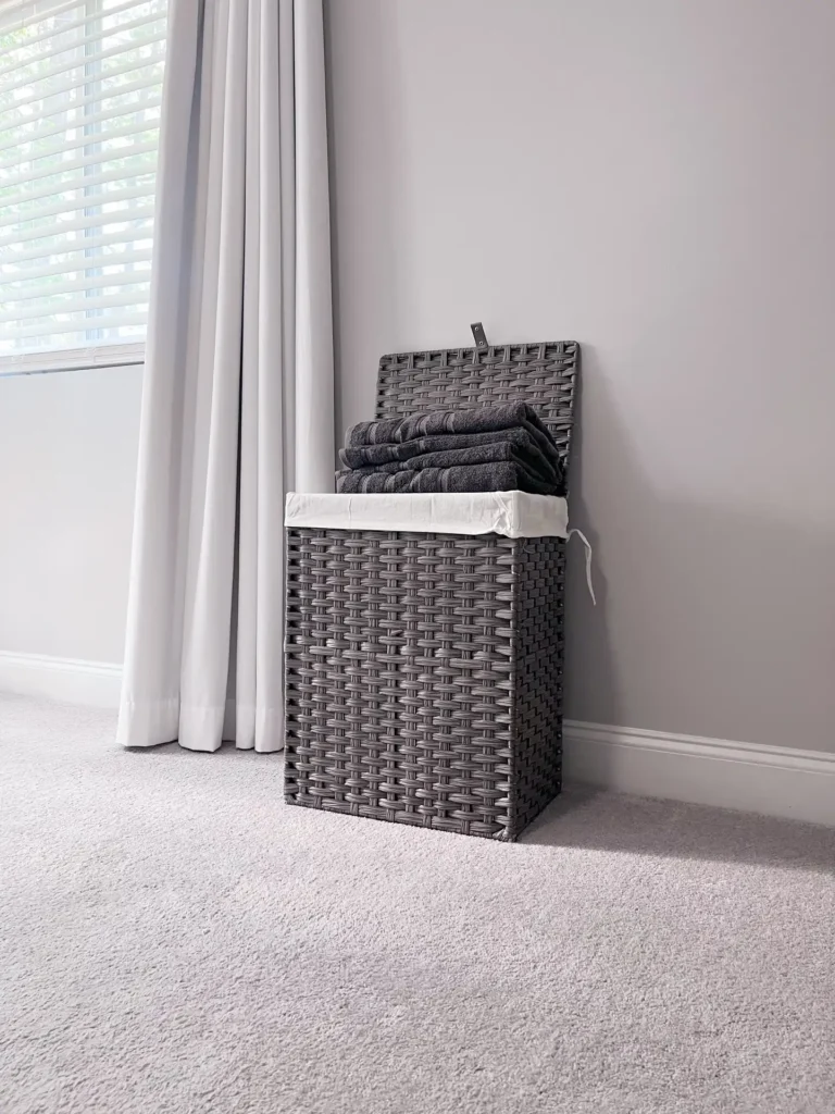 8. Woven Rattan Hamper With Removable Liner