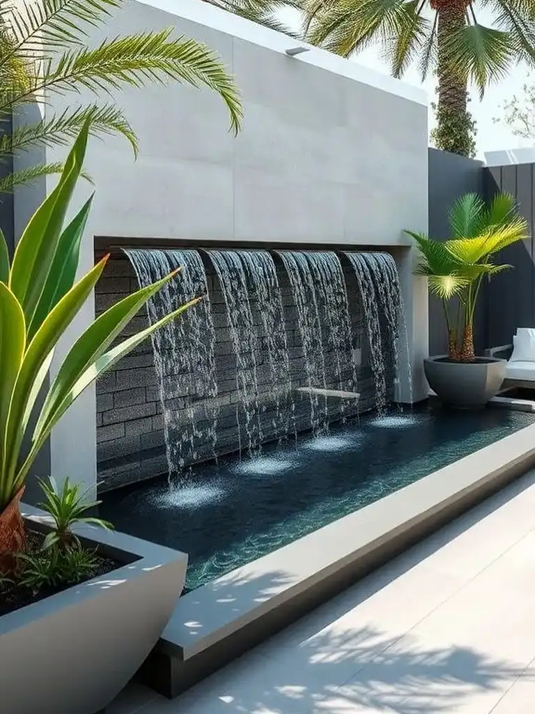 9. Sheer Descent Water Wall