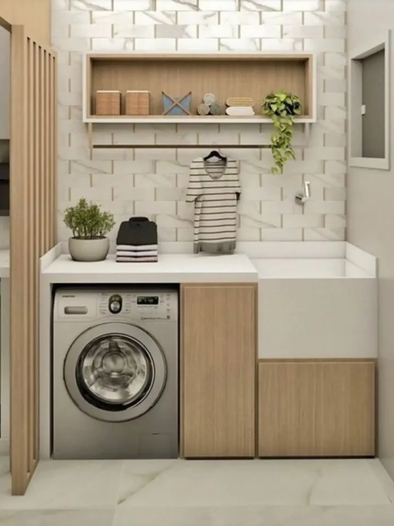 9. Under Counter Washer With Deep Utility Sink