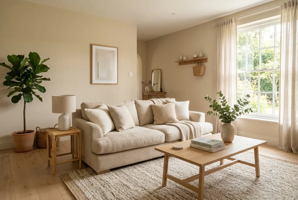Beige Creates a Warm and Welcoming First Impression