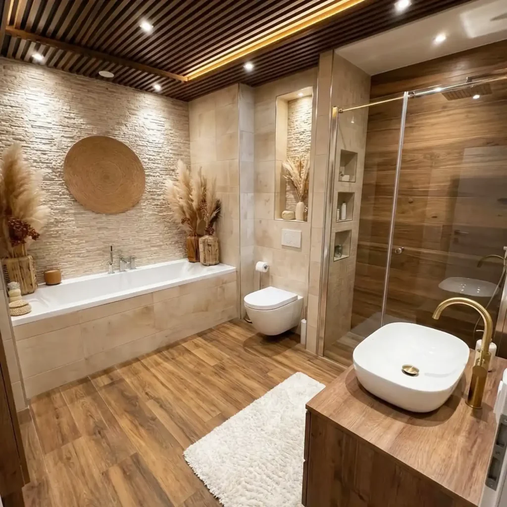 Bohemian bathroom decor