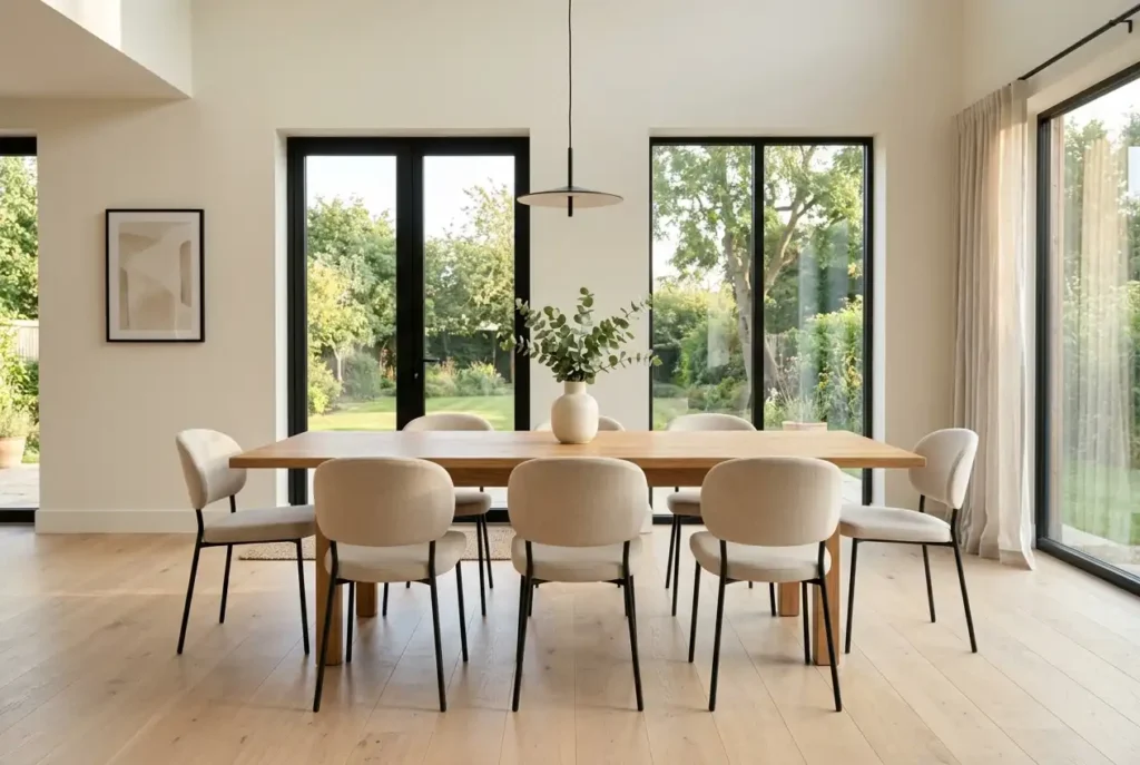 Choose a Simple Dining Table with Clean Lines 2