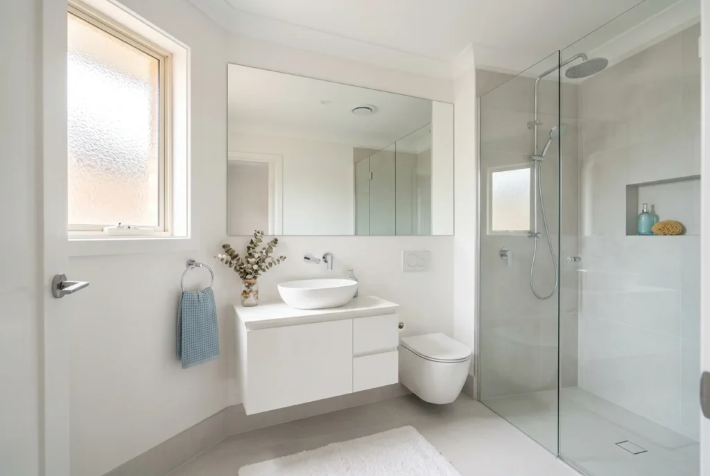 Choose a Small Bathroom Color Palette That Opens Up the Room