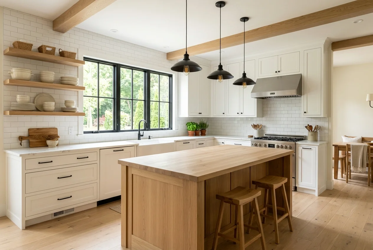 How to Decorate a Modern Farmhouse Kitchen