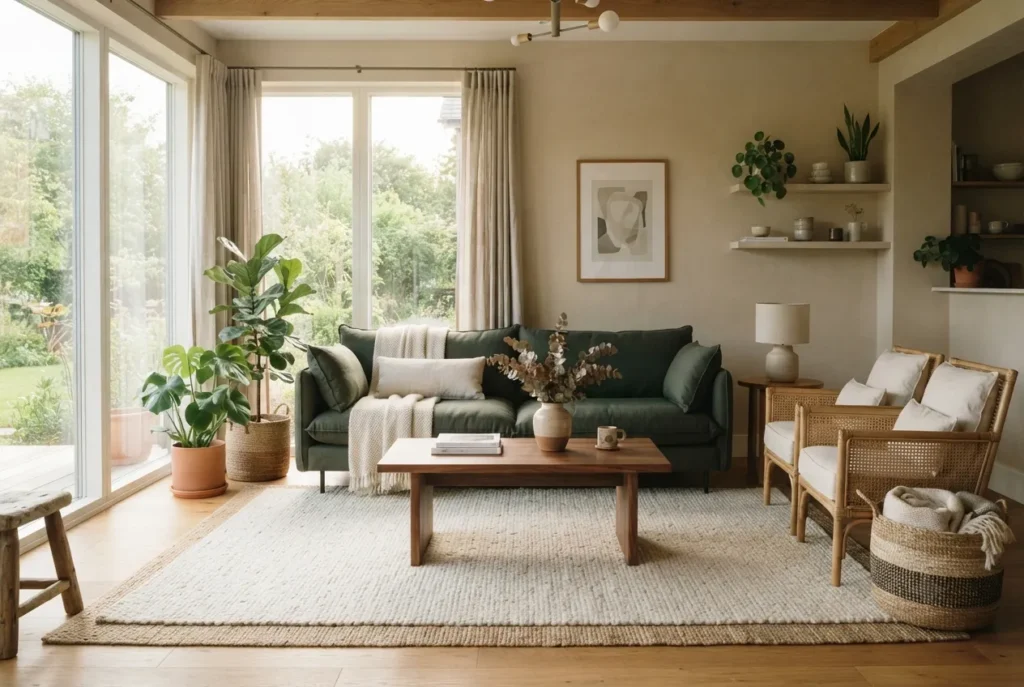 It brings nature indoors without looking too obvious clean