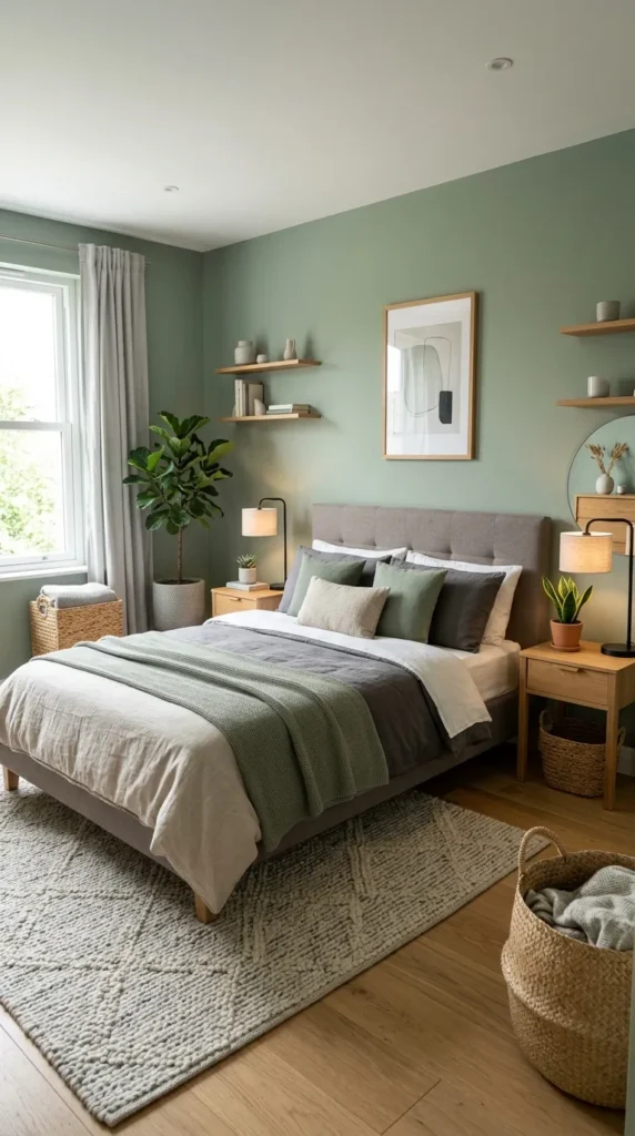 Simple Styling Rules Before Designing a Light Green and Grey Bedroom clean