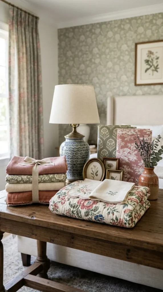 The Mood Board Formula — How to Plan Your Grandmillennial Bedroom Before You Decorate clean