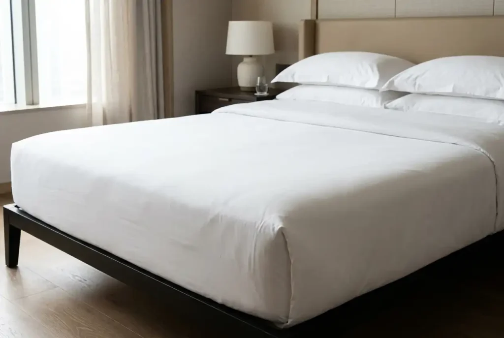 1. The Fitted Sheet The Foundation of How to Layer a Bed Correctly