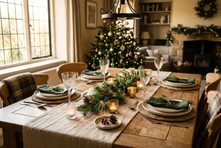 12 Christmas Dining Table Decor Ideas for a Cozy Weekend 23 12 Christmas Dining Table Decor Ideas for a Cozy Weekend