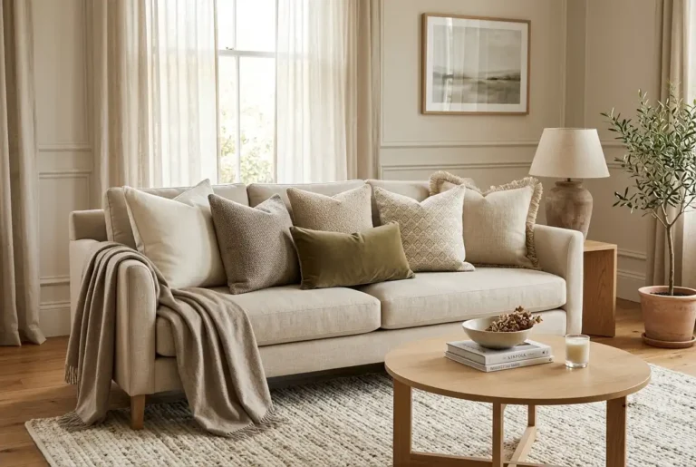 14 Neutral Throw Pillow Ideas for a Designer-Look Sofa