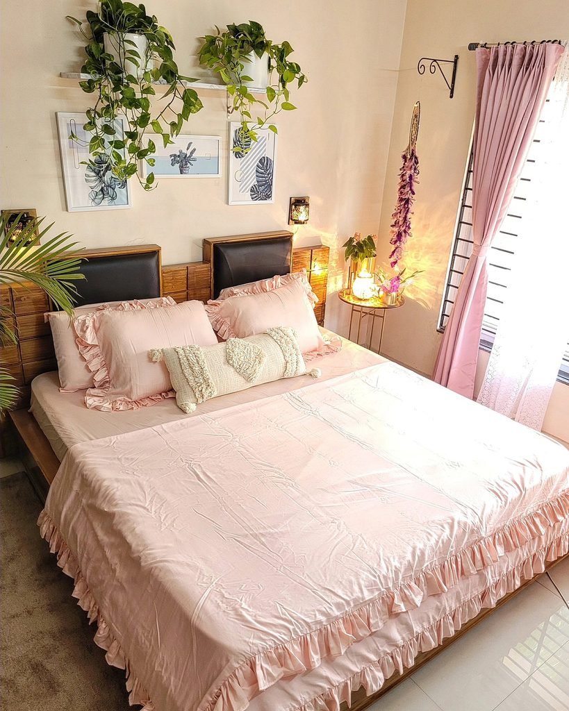 17 DIY Bedroom Decor Ideas You'll Fall in Love With 15 14. Hanging Shelf Plant Display