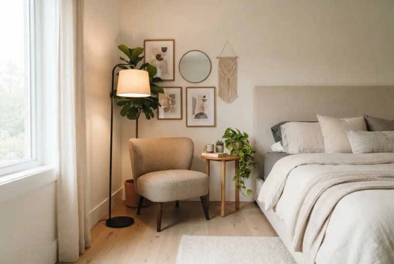 15 Bedroom Corner Ideas for Awkward Spaces Next to Your Bed