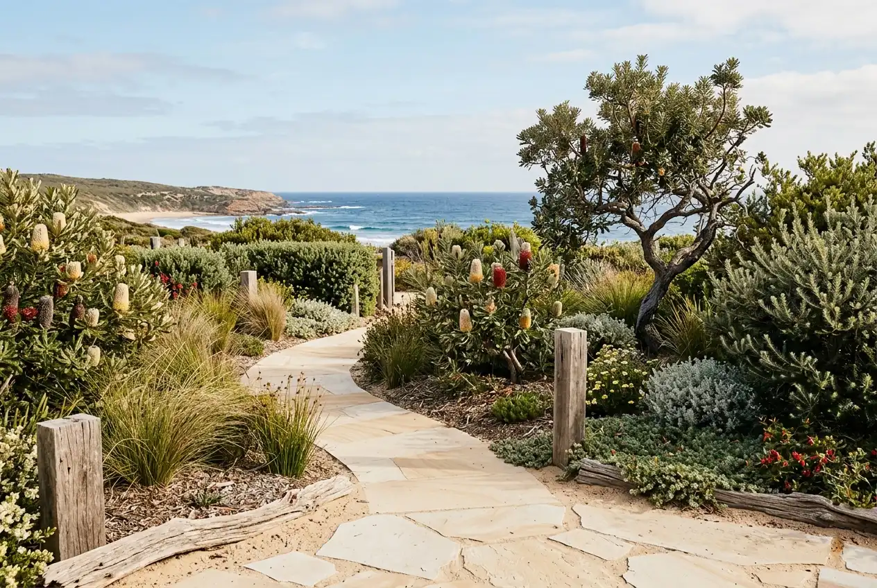 17 Coastal Australian Garden Ideas for Dry Sandy Yards
