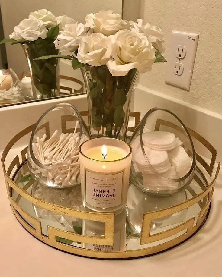 2. Mirrored Vanity Tray