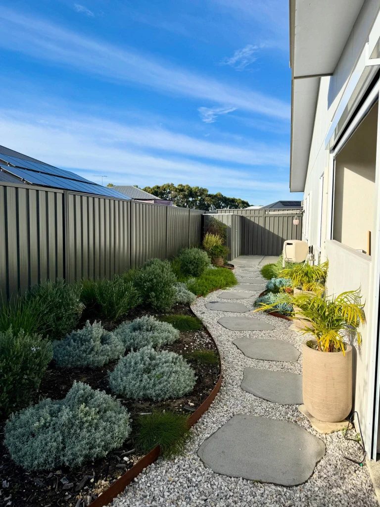4. Gravel Side Path with Silver Foliage Planting 768x1024 1