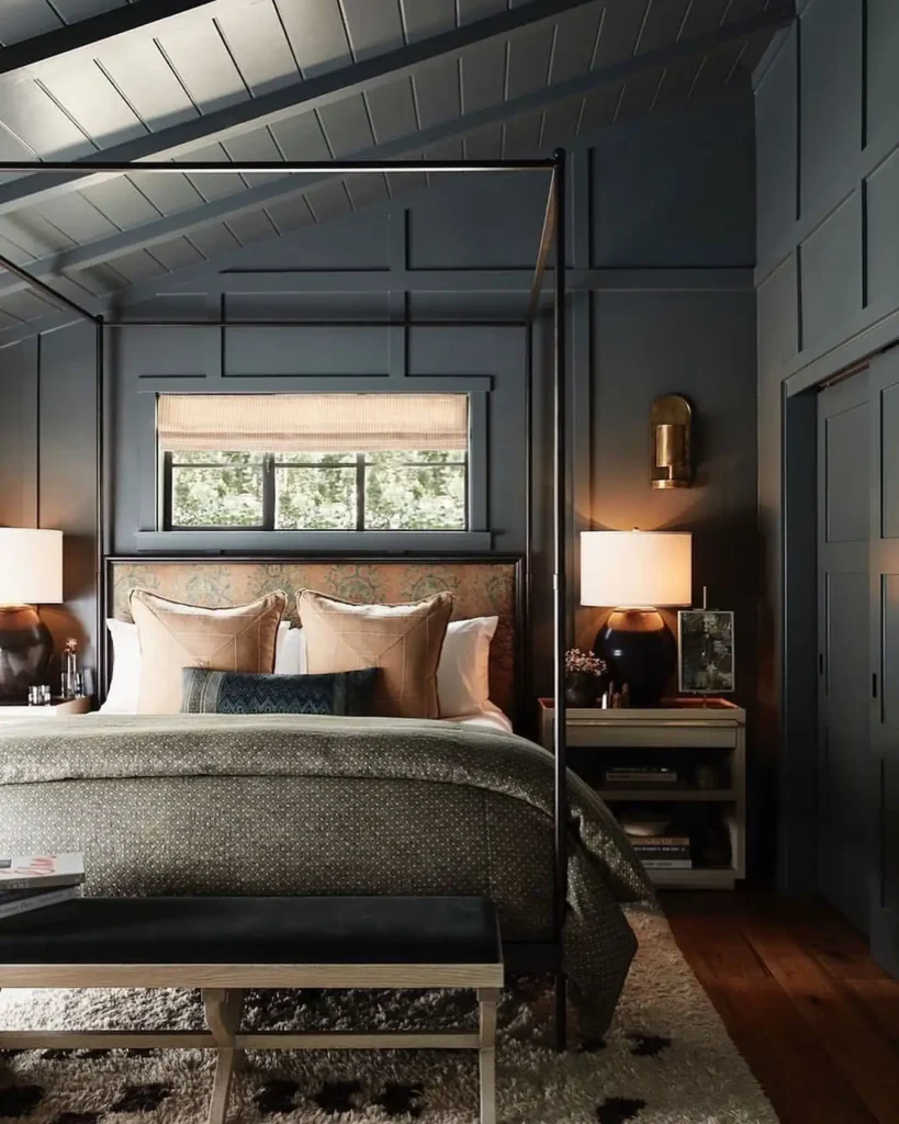 6. Slate Blue Vaulted Ceiling