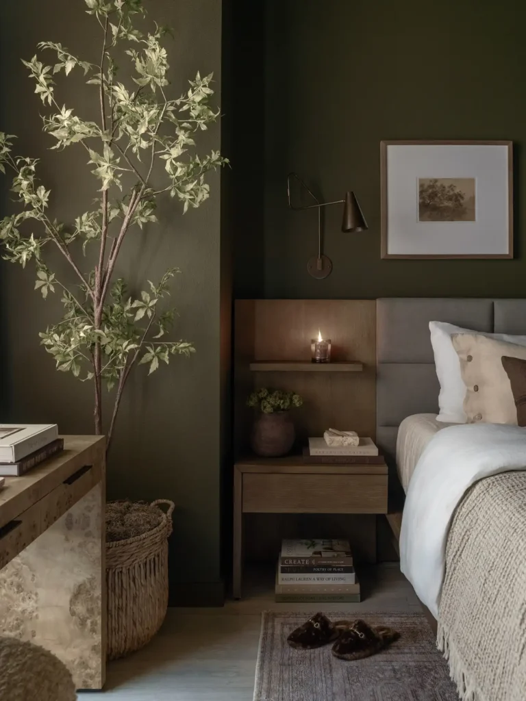 7. Built In Nightstand Shelf