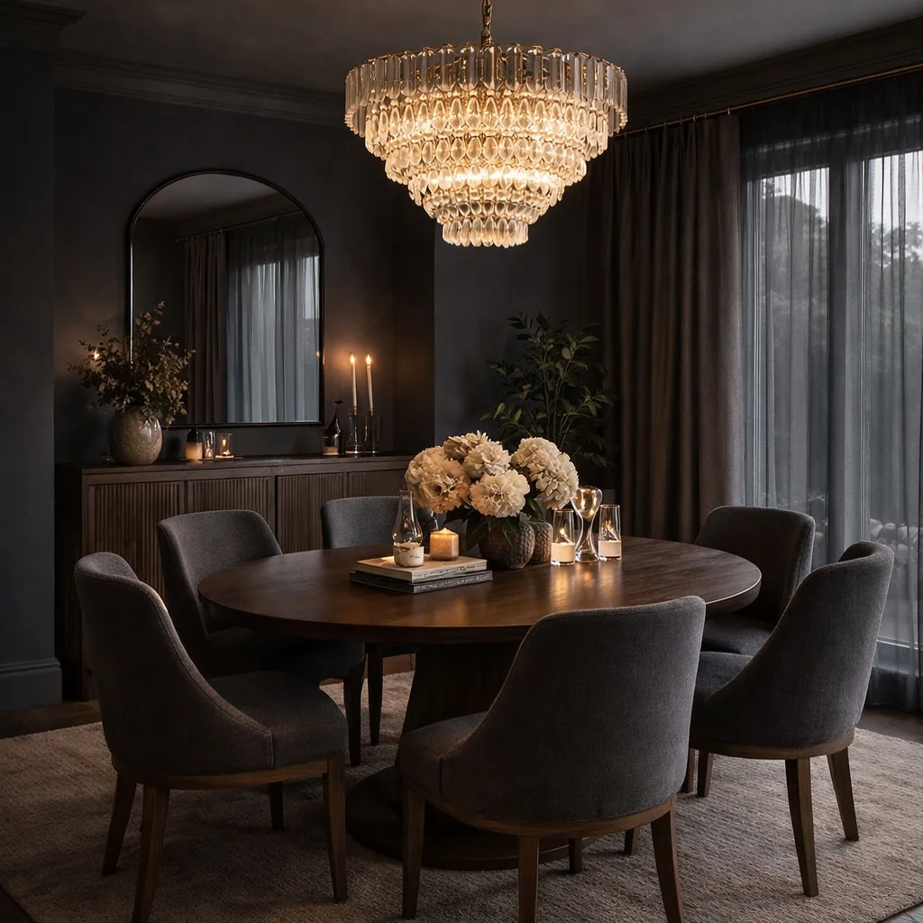 Dark Wall Colors and Furniture Choices