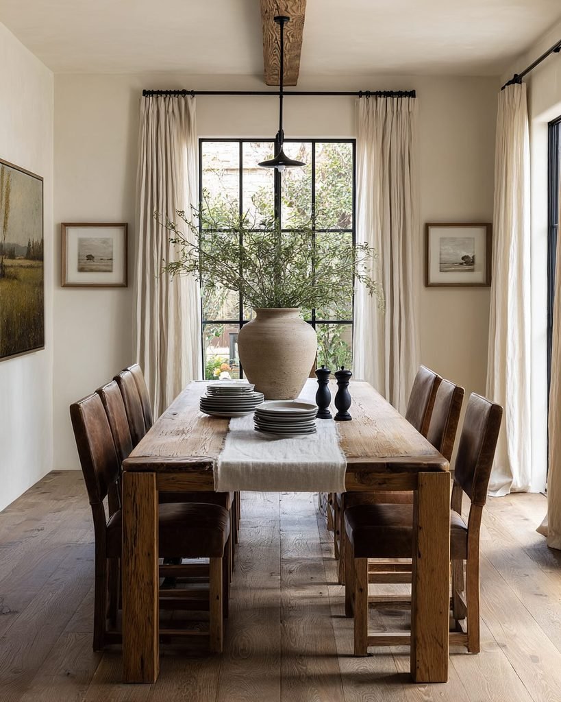 7. Terracotta Vase As A Centerpiece Anchor